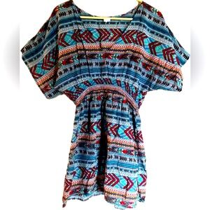 Xhilaration swimsuit cover up with geometric design. Women’s size Medium.